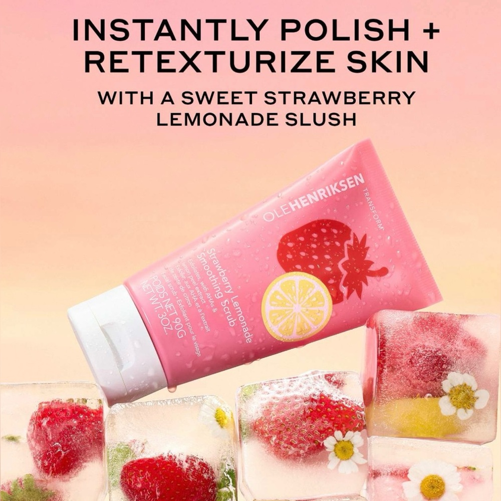 OLEHENRIKSEN
10% AHA Lemonade Smoothing Scrub, Sealed-NEW